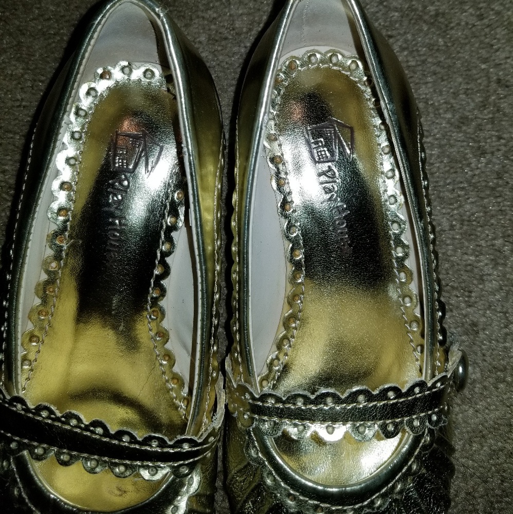 Play House Gold Foil Leather Shoes - Picture 3 of 4